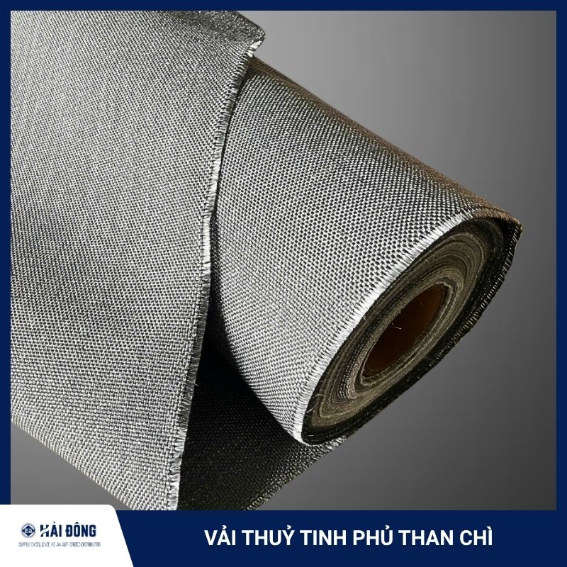 Vải thuỷ tinh phủ than chì